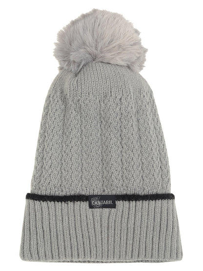 Men's Solid Grey Winter Cap