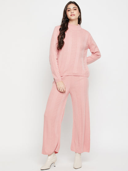 Women Dark Pink Co-Ord Set