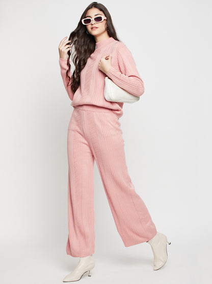 Women Dark Pink Co-Ord Set