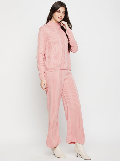 Women Dark Pink Co-Ord Set