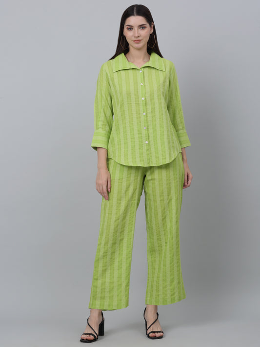 Women Green Co-Ord Set