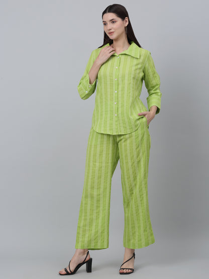 Women Green Co-Ord Set