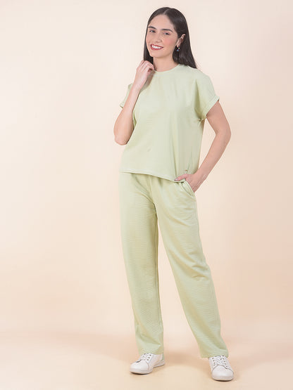 Track Pants for Women | Breathable & Soft with Color Fastness Regular Fit Cotton Blend Fabric Solid Pattern Drawstring Closure