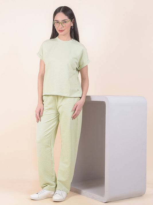 Track Pants for Women | Breathable & Soft with Color Fastness Regular Fit Cotton Blend Fabric Solid Pattern Drawstring Closure