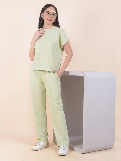 Track Pants for Women | Breathable & Soft with Color Fastness Regular Fit Cotton Blend Fabric Solid Pattern Drawstring Closure