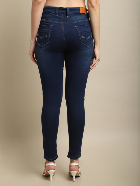 Cantabil Women Dark Blue Jeans (7121567744139)