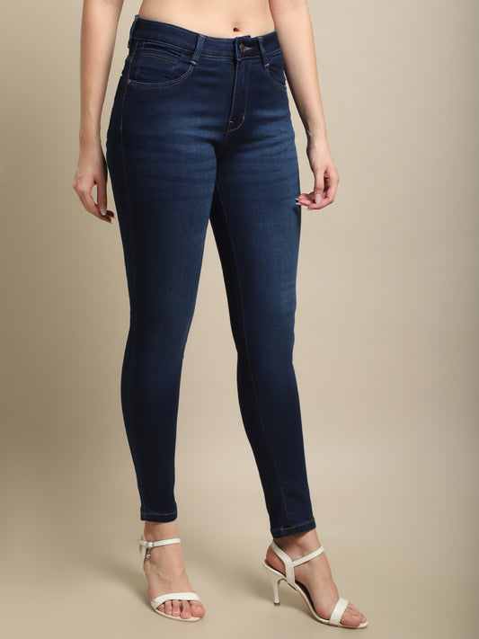Cantabil Women Dark Blue Jeans (7121567744139)