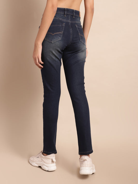 Cantabil Women Blue Skin Fit Jeans (7137961312395)
