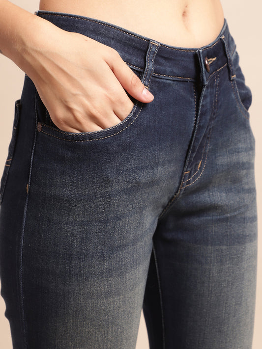 Cantabil Women Blue Skin Fit Jeans (7137961312395)