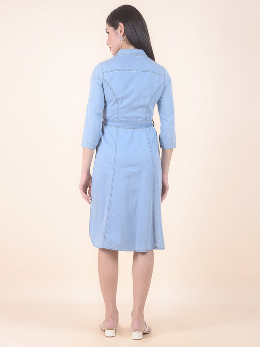 Dress for Women | Breathable & Soft with Color Fastness Regular Fit Cotton Fabric Solid Pattern