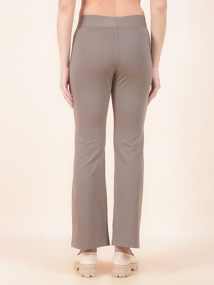 Jegging for Women | Breathable & Soft with Color Fastness Regular Fit Cotton Blend Fabric Solid Pattern Elasticated Closure