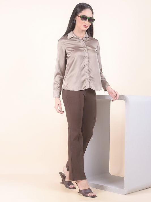 Jegging for Women | Breathable & Soft with Color Fastness Regular Fit Cotton Blend Fabric Solid Pattern Elasticated Closure