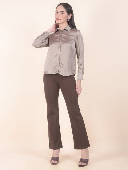 Jegging for Women | Breathable & Soft with Color Fastness Regular Fit Cotton Blend Fabric Solid Pattern Elasticated Closure