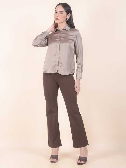 Jegging for Women | Breathable & Soft with Color Fastness Regular Fit Cotton Blend Fabric Solid Pattern Elasticated Closure