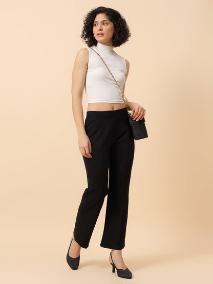 Jegging for Women | Breathable & Soft with Color Fastness Regular Fit Knitted Fabric Solid Pattern Elasticated