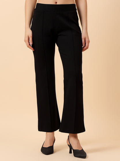 Jegging for Women | Breathable & Soft with Color Fastness Regular Fit Knitted Fabric Solid Pattern Elasticated