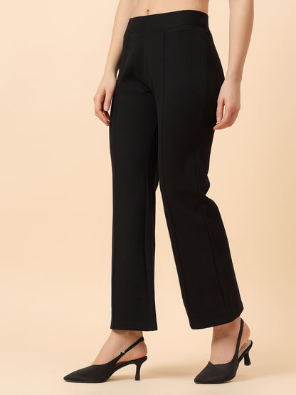 Jegging for Women | Breathable & Soft with Color Fastness Regular Fit Knitted Fabric Solid Pattern Elasticated