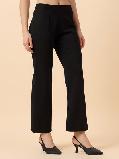 Jegging for Women | Breathable & Soft with Color Fastness Regular Fit Knitted Fabric Solid Pattern Elasticated