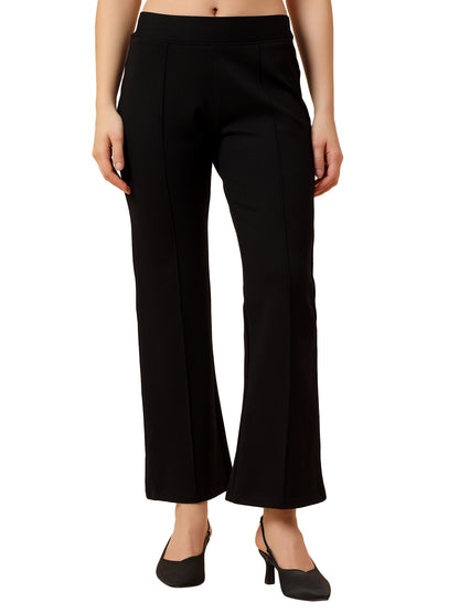 Jegging for Women | Breathable & Soft with Color Fastness Regular Fit Knitted Fabric Solid Pattern Elasticated