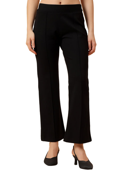 Jegging for Women | Breathable & Soft with Color Fastness Regular Fit Knitted Fabric Solid Pattern Elasticated