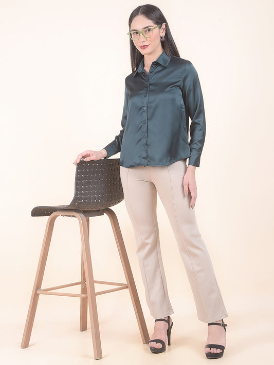 Jegging for Women | Breathable & Soft with Color Fastness Regular Fit Cotton Blend Fabric Solid Pattern Elasticated Closure