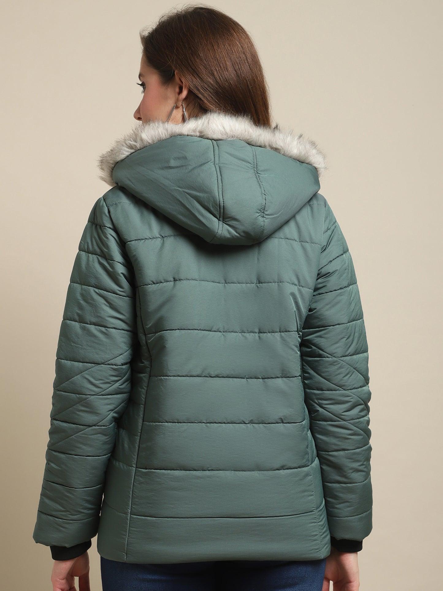 Cantabil Women Green Jacket (7121571709067)