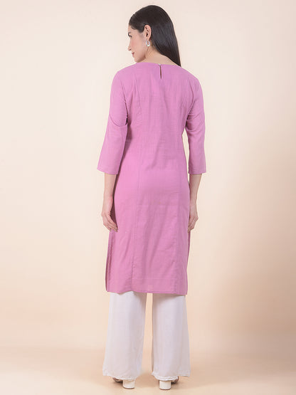 Kurti for Women l Breathable & Soft with Color Fastness Regular Fit Printed Pattern