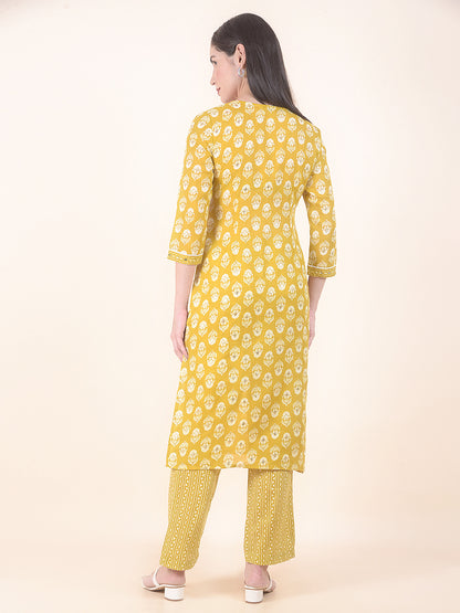 Kurti for Women l Breathable & Soft with Color Fastness Regular Fit Printed Pattern