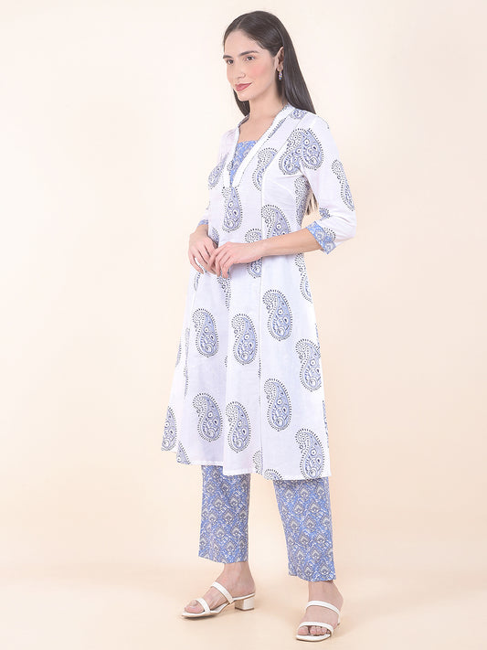 Kurti for Women l Breathable & Soft with Color Fastness Regular Fit Printed Pattern