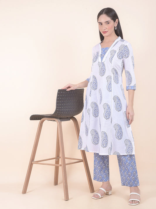 Kurti for Women l Breathable & Soft with Color Fastness Regular Fit Printed Pattern