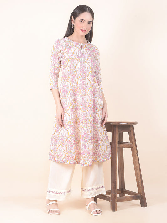Plazzo for Women l Breathable & Soft with Color Fastness Regular Fit Cotton Blend Fabric Solid Pattern