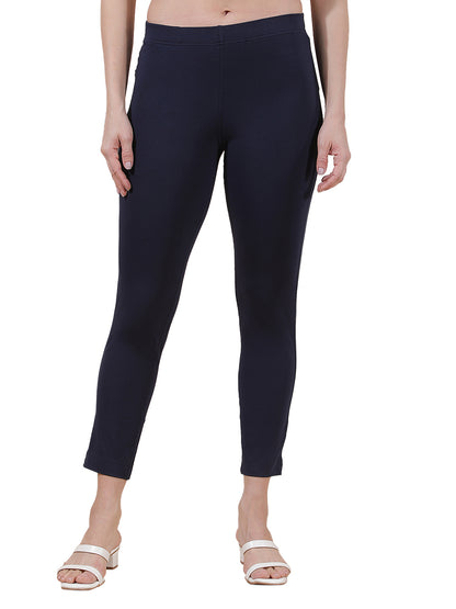 Pant for Women l Breathable & Soft with Color Fastness Regular Fit Cotton Blend Fabric Solid Pattern