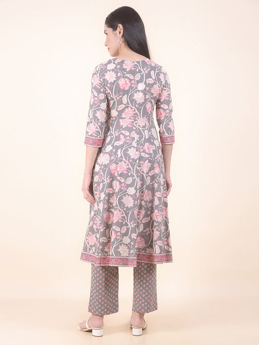 Kurti for Women l Breathable & Soft with Color Fastness Regular Fit Printed Pattern