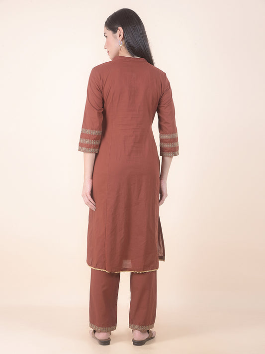 Kurti for Women l Breathable & Soft with Color Fastness Regular Fit Printed Pattern