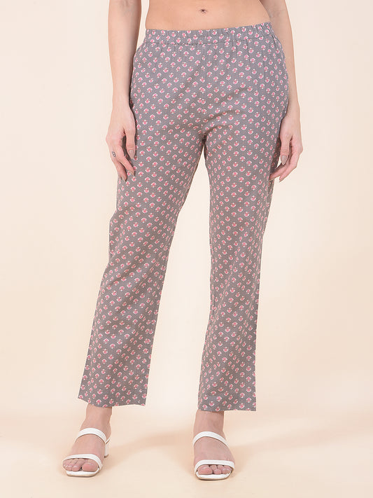 Plazzo for Women l Breathable & Soft with Color Fastness Regular Fit Cotton Fabric Printed Pattern