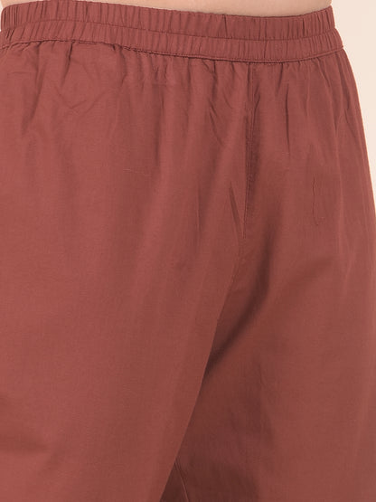 Plazzo for Women l Breathable & Soft with Color Fastness Regular Fit Cotton Fabric Solid Pattern
