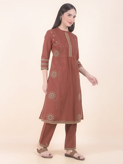 Plazzo for Women l Breathable & Soft with Color Fastness Regular Fit Cotton Fabric Solid Pattern