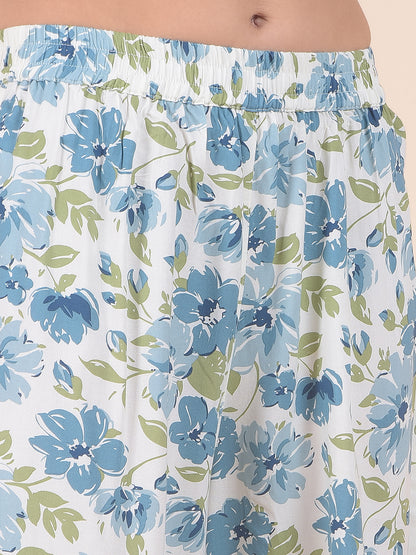 Plazzo for Women l Breathable & Soft with Color Fastness Regular Fit Rayon Fabric Printed Pattern