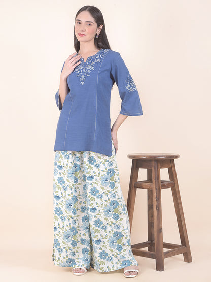 Plazzo for Women l Breathable & Soft with Color Fastness Regular Fit Rayon Fabric Printed Pattern