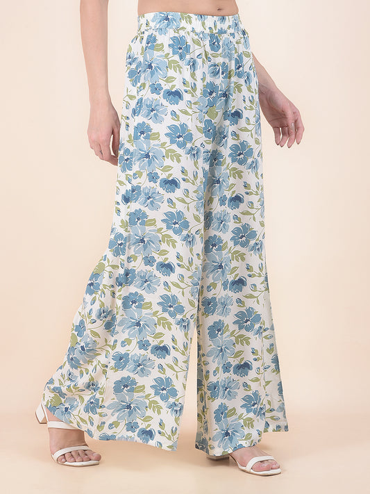 Plazzo for Women l Breathable & Soft with Color Fastness Regular Fit Rayon Fabric Printed Pattern