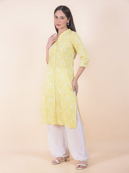 Kurti for Women l Breathable & Soft with Color Fastness Regular Fit Printed Pattern