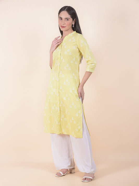 Kurti for Women l Breathable & Soft with Color Fastness Regular Fit Printed Pattern