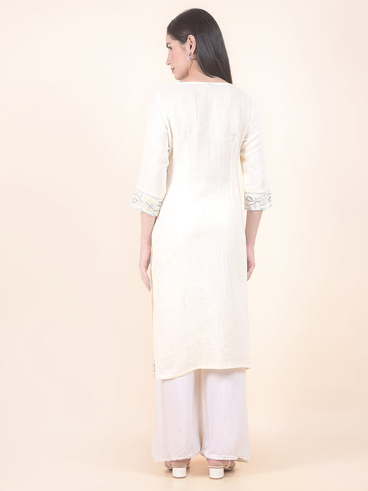 Kurti for Women l Breathable & Soft with Color Fastness Regular Fit Printed Pattern