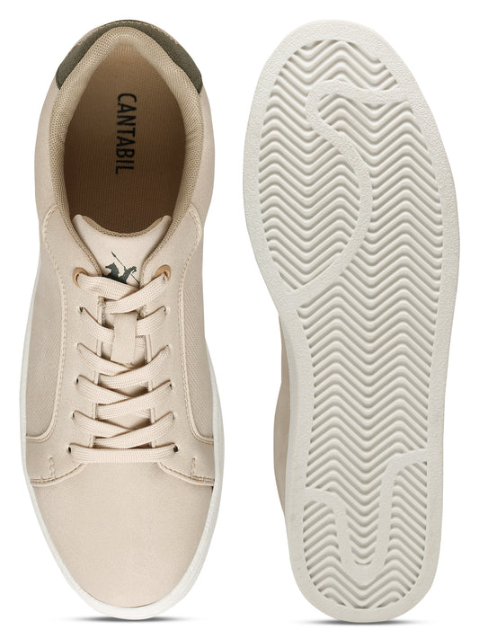 Casual Sneaker Shoes for Men | Lightweight & Comfortable with Cushioned Insole Polyurethane (PU) Upper Thermoplastic Polyurethane Sole Lace-Up Closure