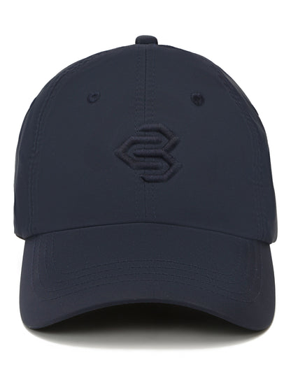 Unisex Navy Blue Fashion Single Side Cap