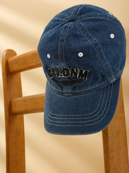 Unisex Denim Blue Medium Fade Fashion Single Side Cap