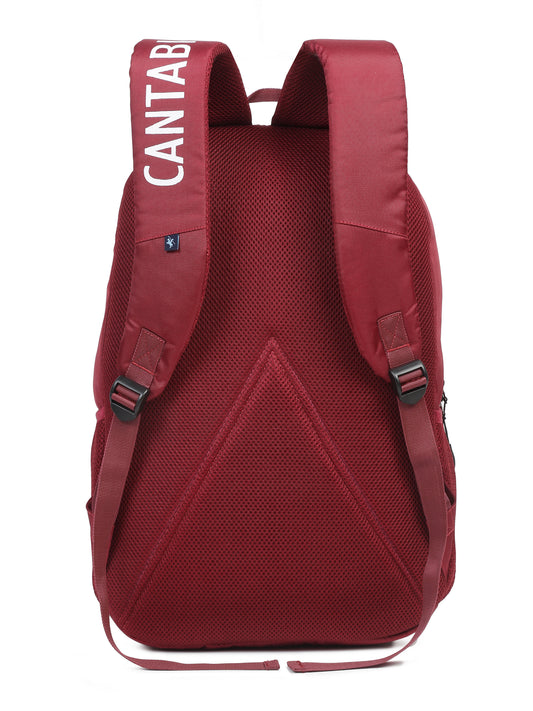 Unisex Maroon Casual Back Pack