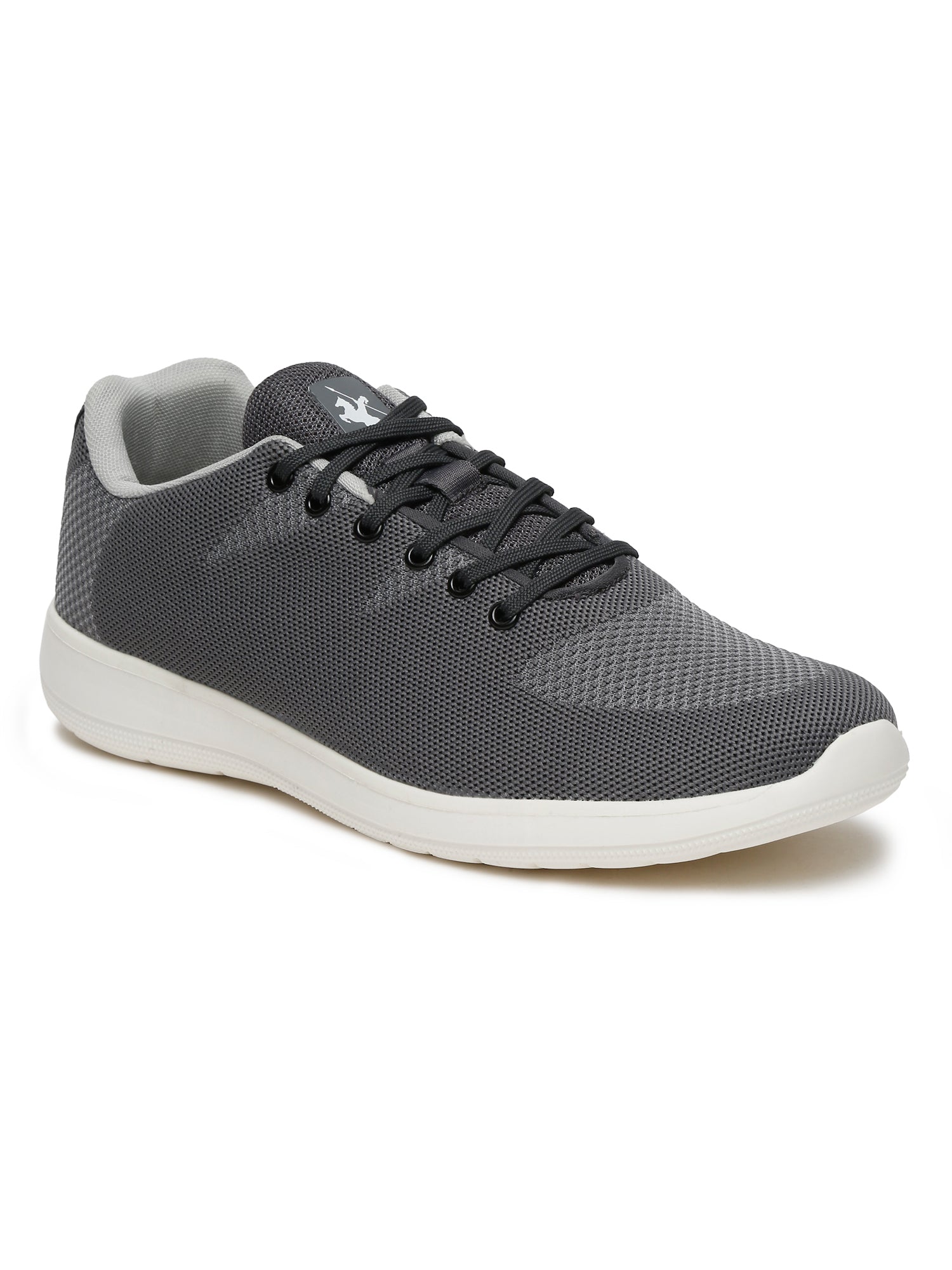 Men Lace-Up Grey Casual Shoes â Cantabil