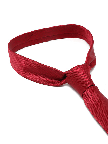 Men's Red Fashion Broad Tie