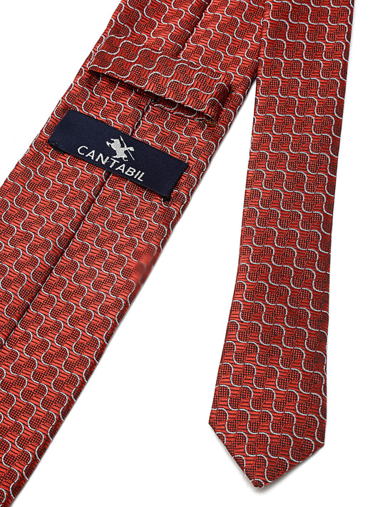 Men's Rust Fashion Broad Tie